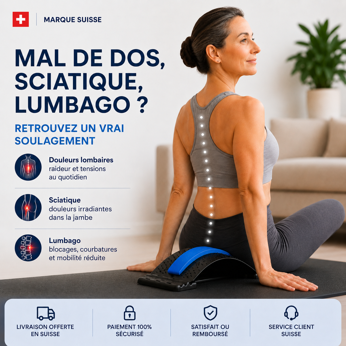 5 MINUTES POUR RELÂCHER VOTRE BAS DU DOS.