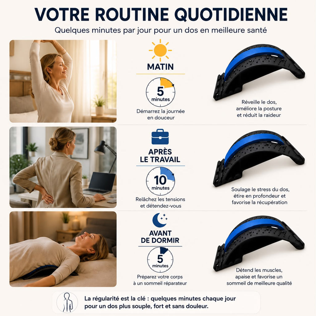 5 MINUTES POUR RELÂCHER VOTRE BAS DU DOS.